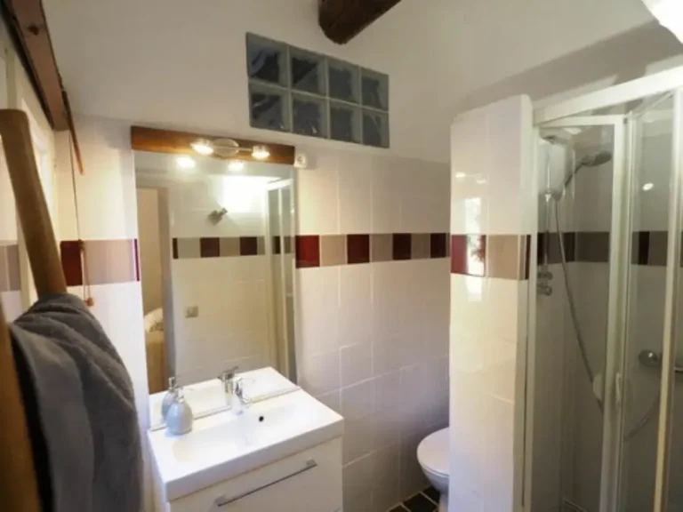 Aubergine - salle d’eau